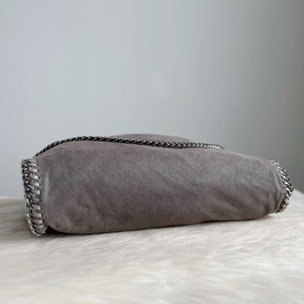 Stella Mccartney Grey Signature Falabella Shoulder Bag