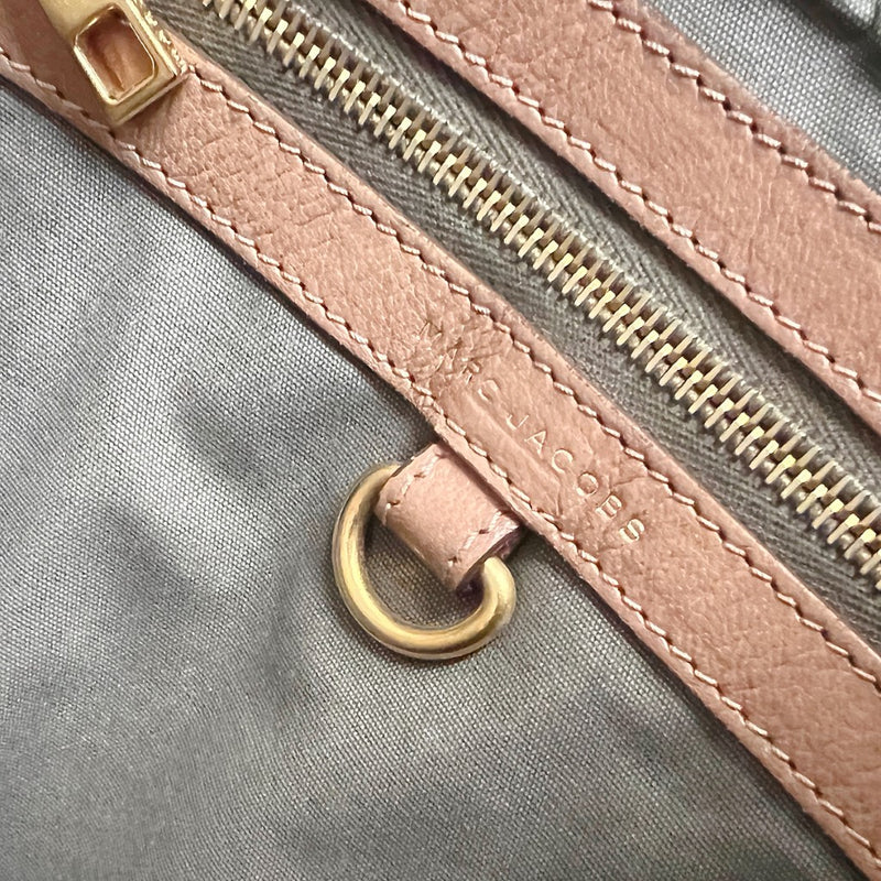 Marc Jacobs Caramel Leather Quilted 2 Way Shoulder Bag