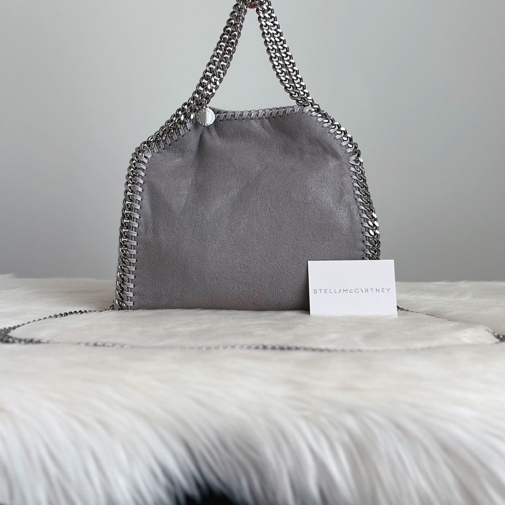 Stella Mccartney Grey Signature Falabella Shoulder Bag