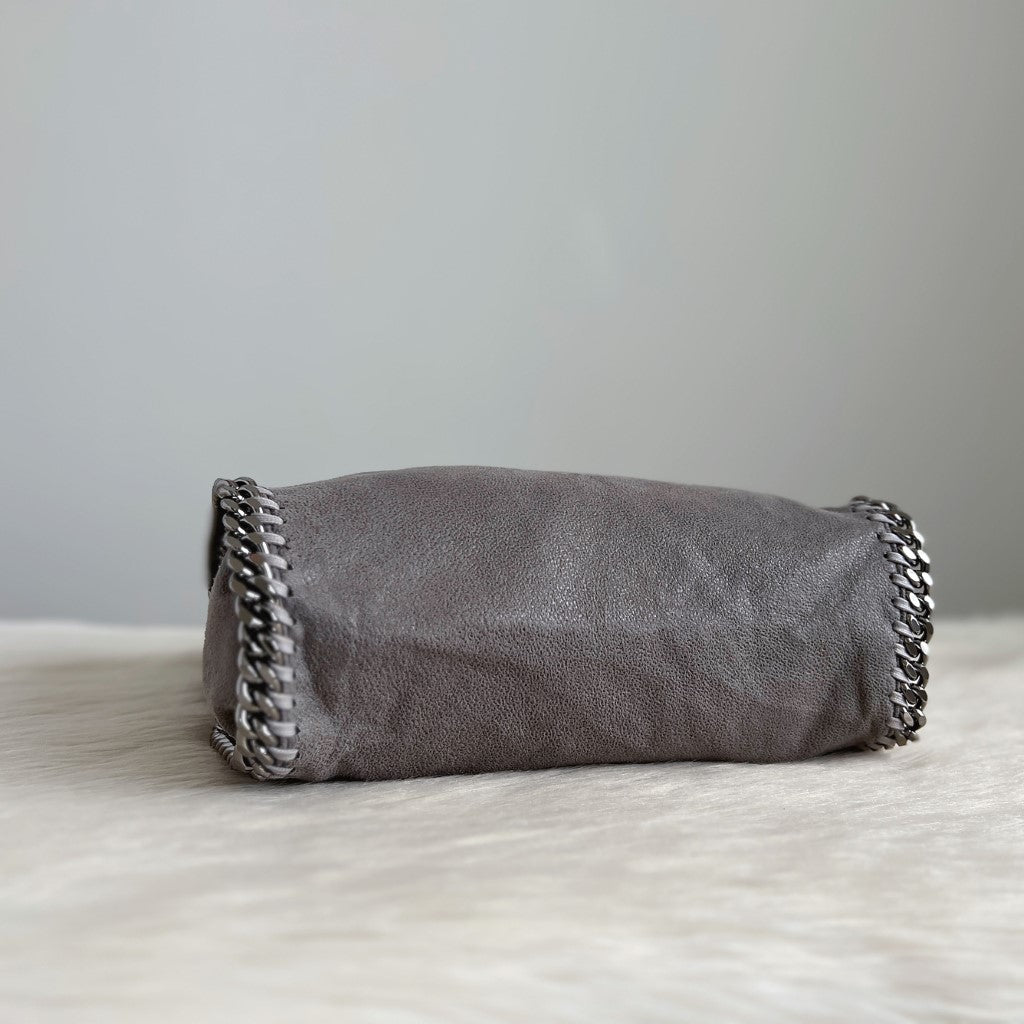 Stella Mccartney Grey Signature Falabella Shoulder Bag