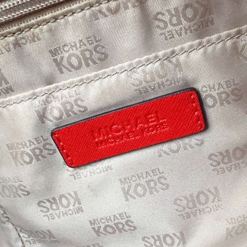 Michael Kors Vermilion Leather Shopper Shoulder Bag