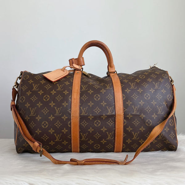 Louis Vuitton Speedy Bandoulière 20 Beige Monogram