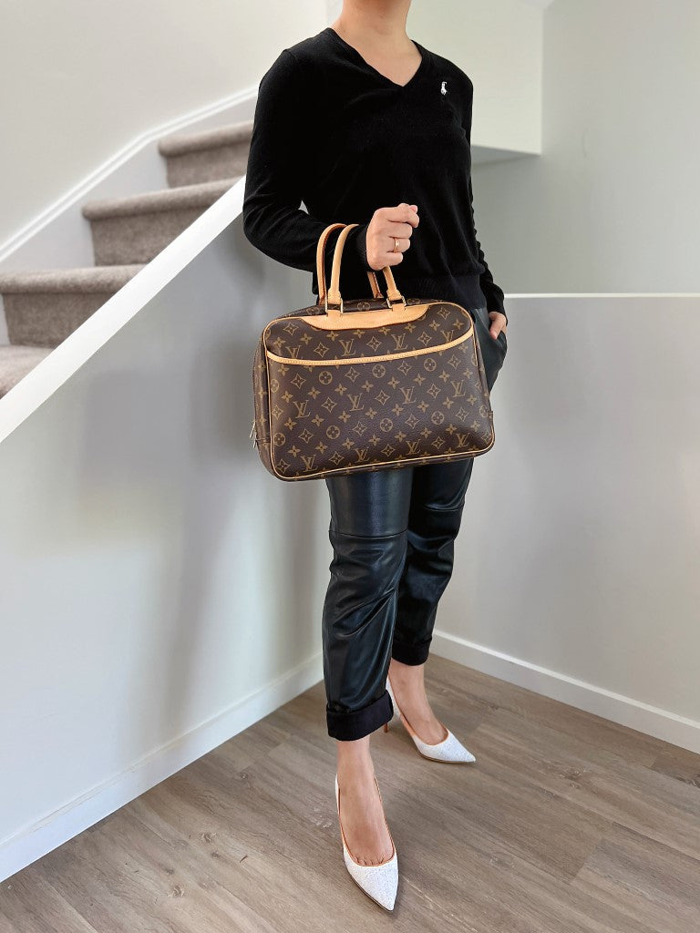 Louis Vuitton Signature Monogram Deauville Tote