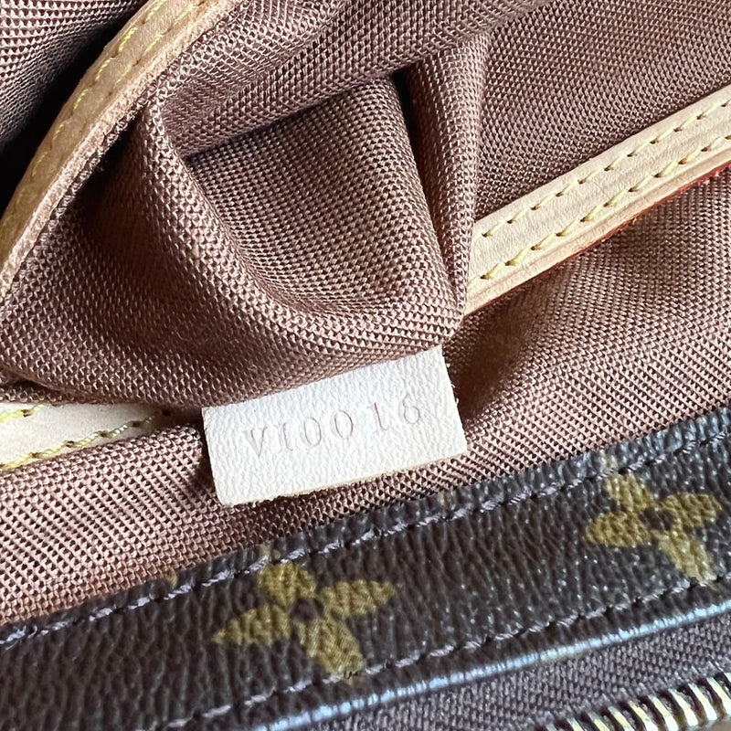 Louis Vuitton Signature Monogram Cabas Mezzo Shoulder Bag