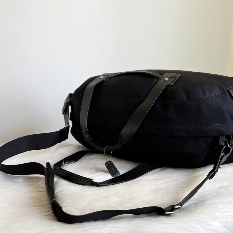 Coach Black Carryall Large Travel Bag Excellent