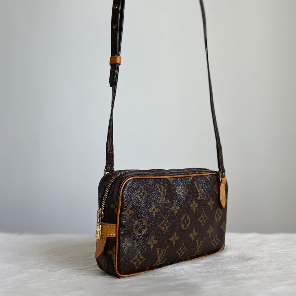 Louis Vuitton Signature Monogram Marly Bandouliere Shoulder Bag