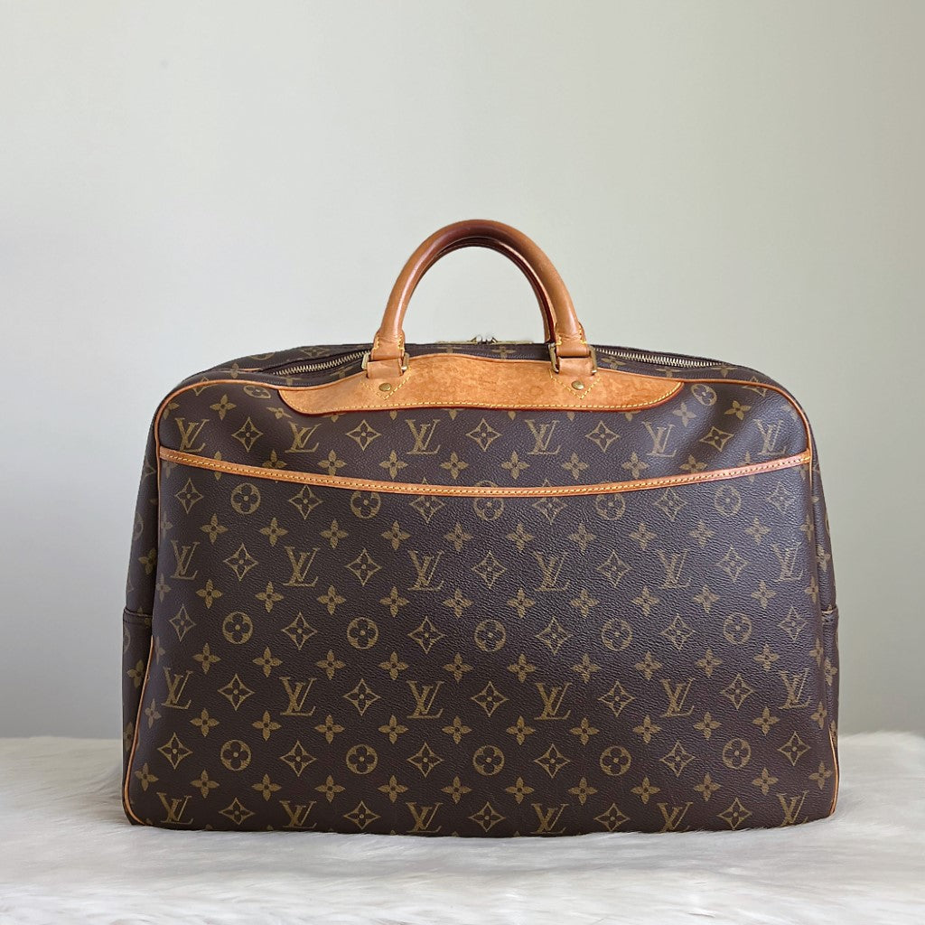 Louis Vuitton Signature Monogram Alize Travel Bag Suitcase