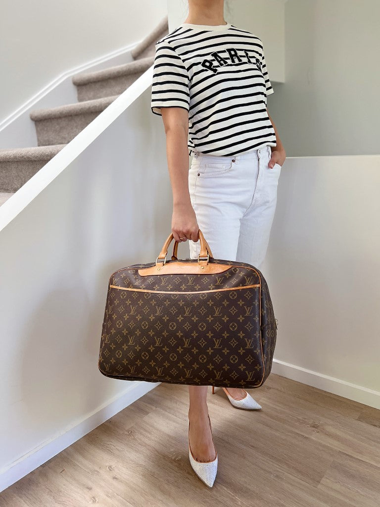 Louis Vuitton Signature Monogram Alize Travel Bag Suitcase