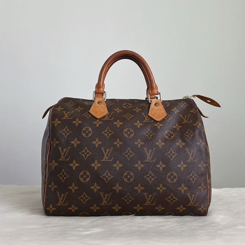 Louis Vuitton Signature Monogram Speedy 30 Tote Bag