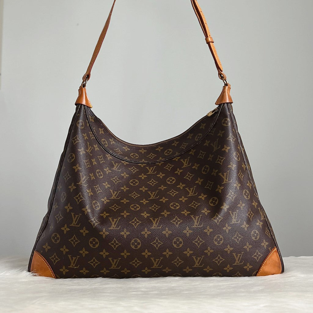 Louis Vuitton Signature Monogram Promenade Large Weekend Shoulder Bag