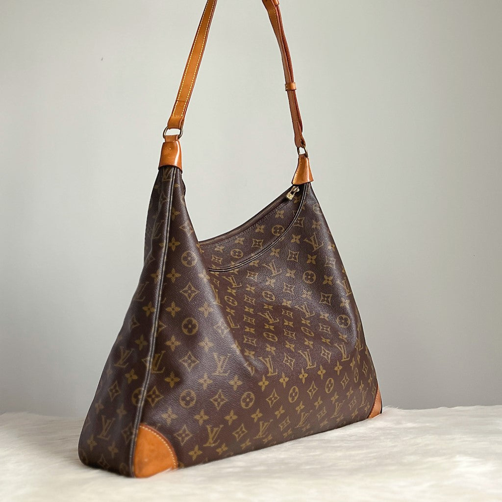 Louis Vuitton Signature Monogram Promenade Large Weekend Shoulder Bag