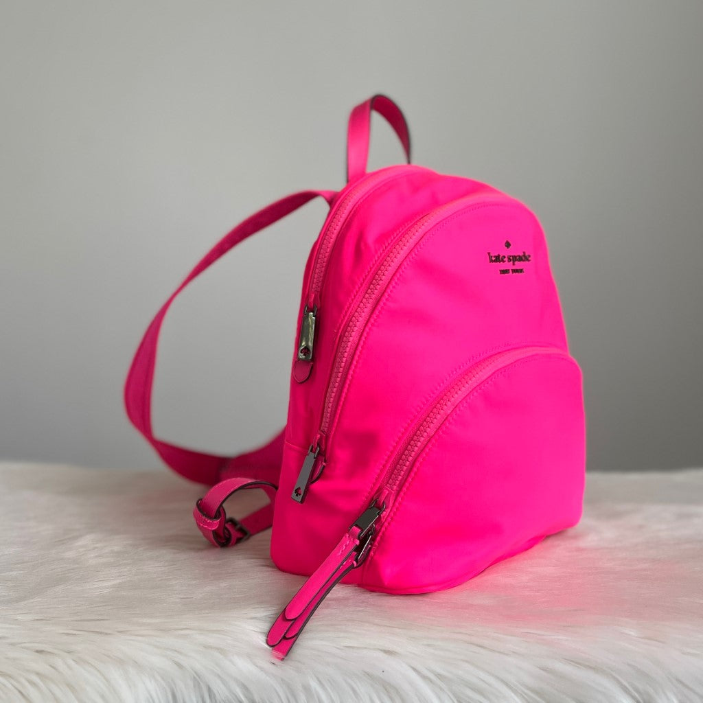 Kate Spade Fuchsia Nylon Romantic Backpack