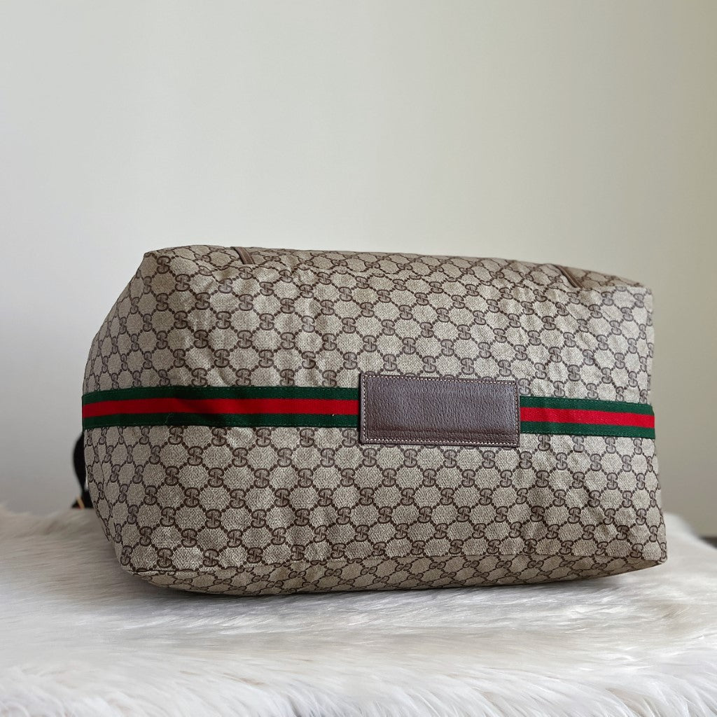 Gucci Double G Monogram Multi-pocket Large Travel Bag