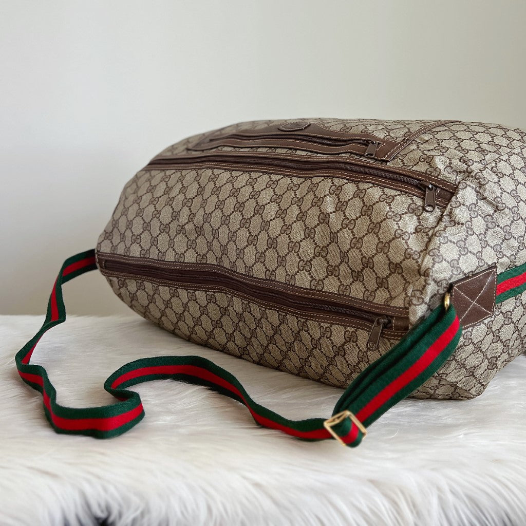 Gucci Double G Monogram Multi-pocket Large Travel Bag