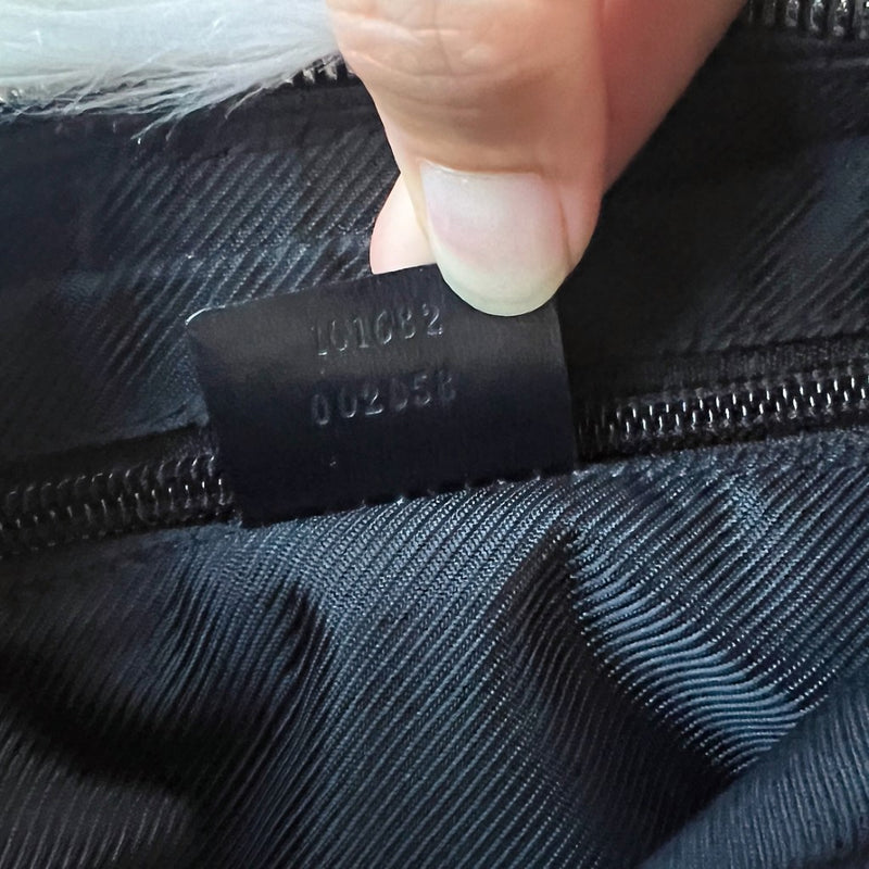 Gucci Signature Double G Monogram Messenger Crossbody Shoulder Bag