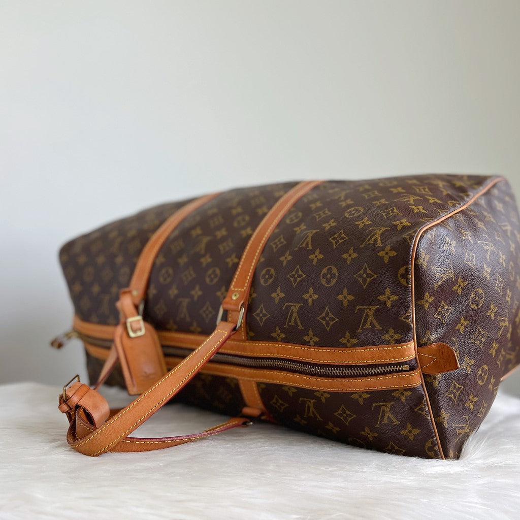 Louis Vuitton Signature Monogram Sac Souple 55 Travel Bag