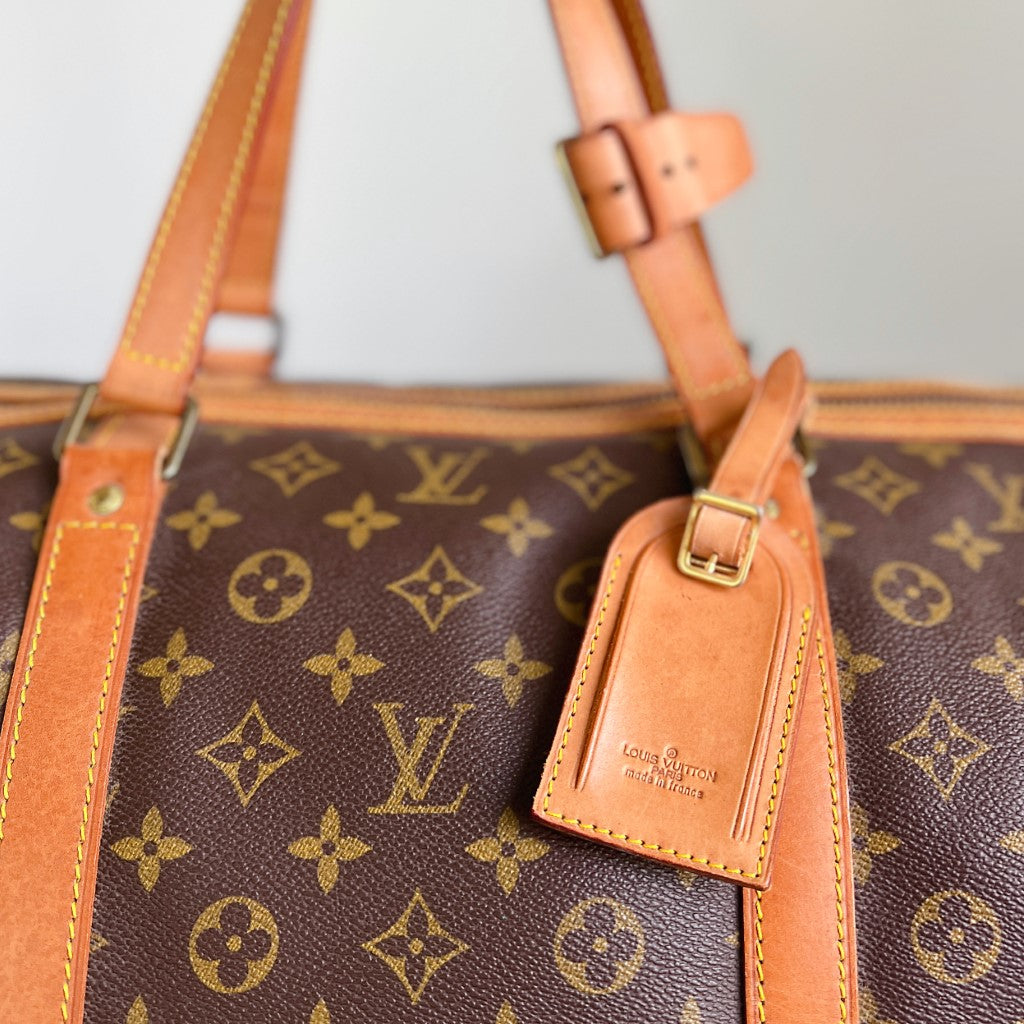 Louis Vuitton Signature Monogram Sac Souple 55 Travel Bag