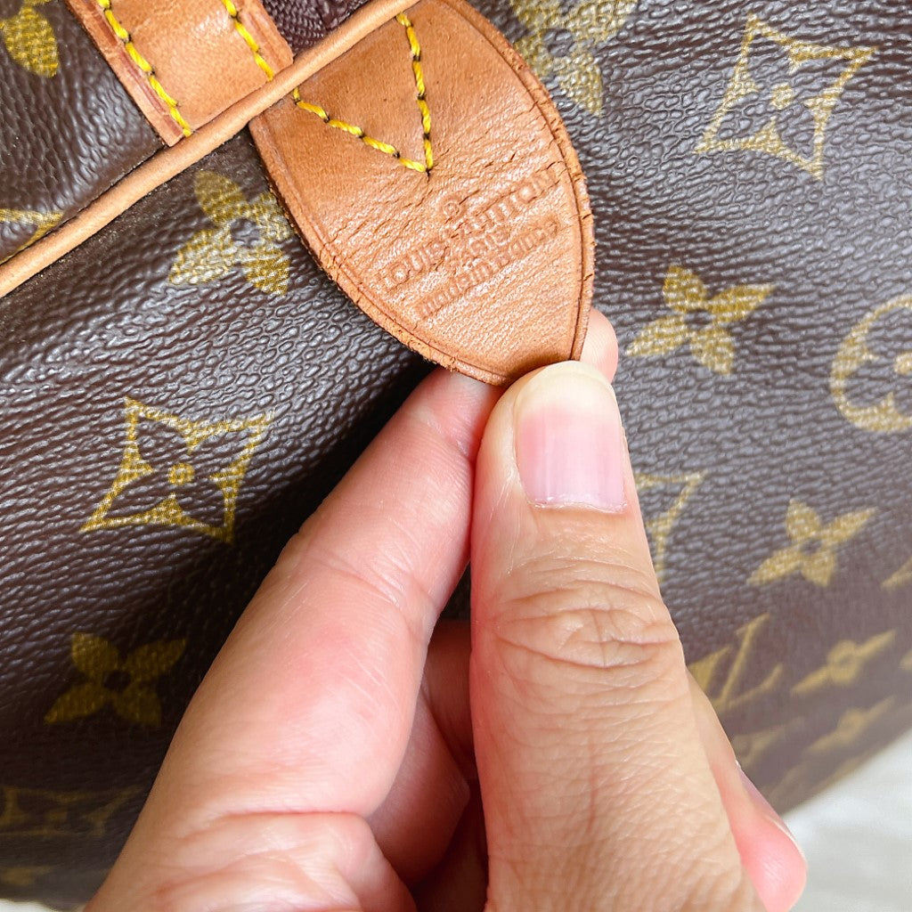 Louis Vuitton Signature Monogram Sac Souple 55 Travel Bag