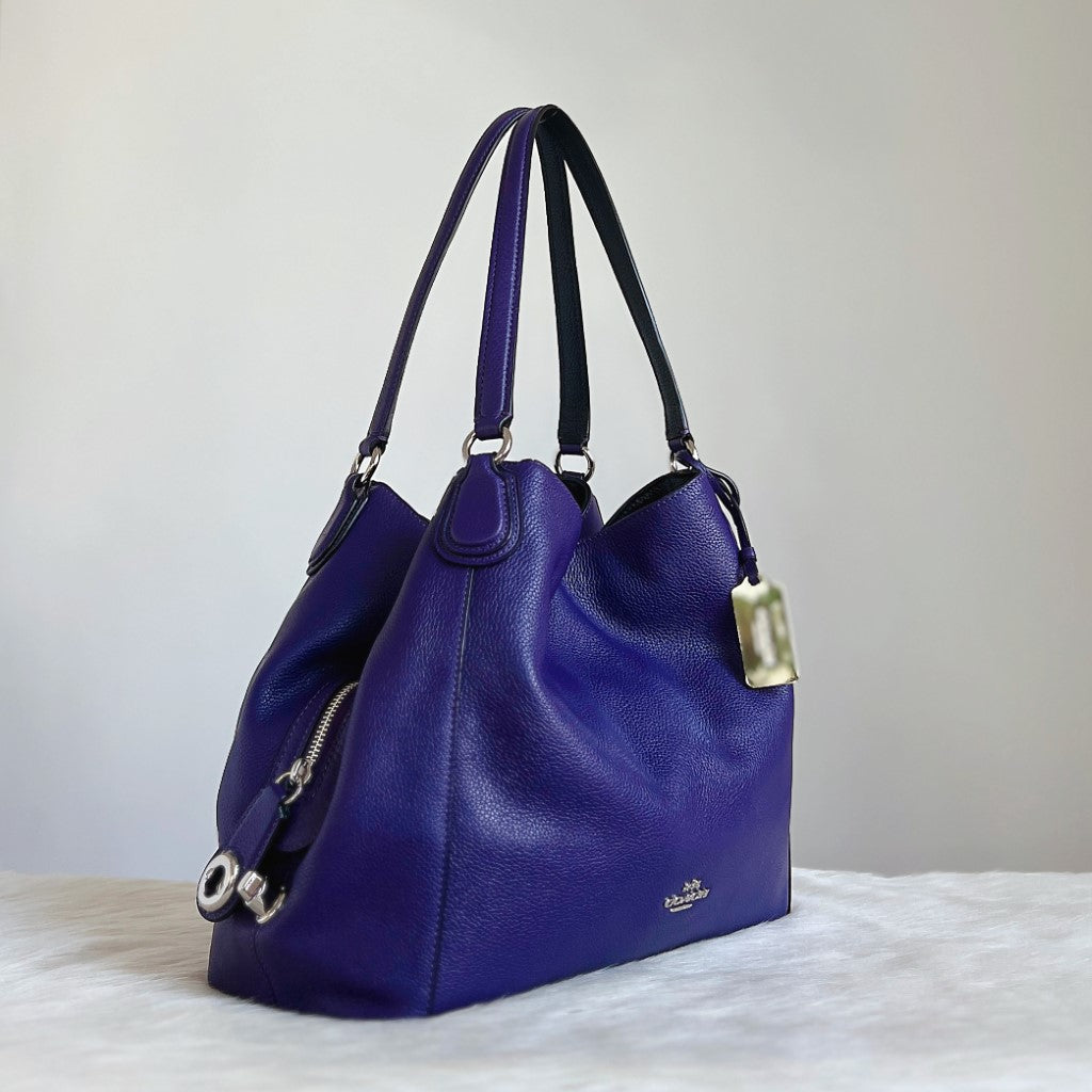 Coach Purple Purses Coach Edie Purple Coach Handbag Coach ✨Edie