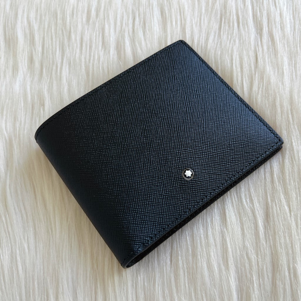 Montblanc Black Leatner Meisterstück Fold Wallet Like New