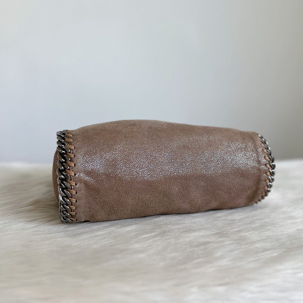 Stella Mccartney Mocha Signature Mini Falabella Shoulder Bag