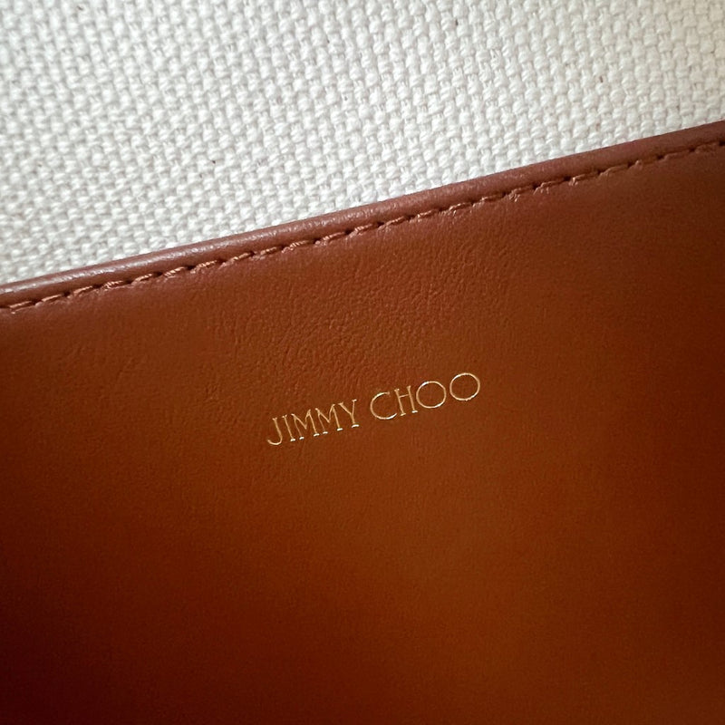 Jimmy Choo Holiday Carryall Large Shoulder Bag Excellent