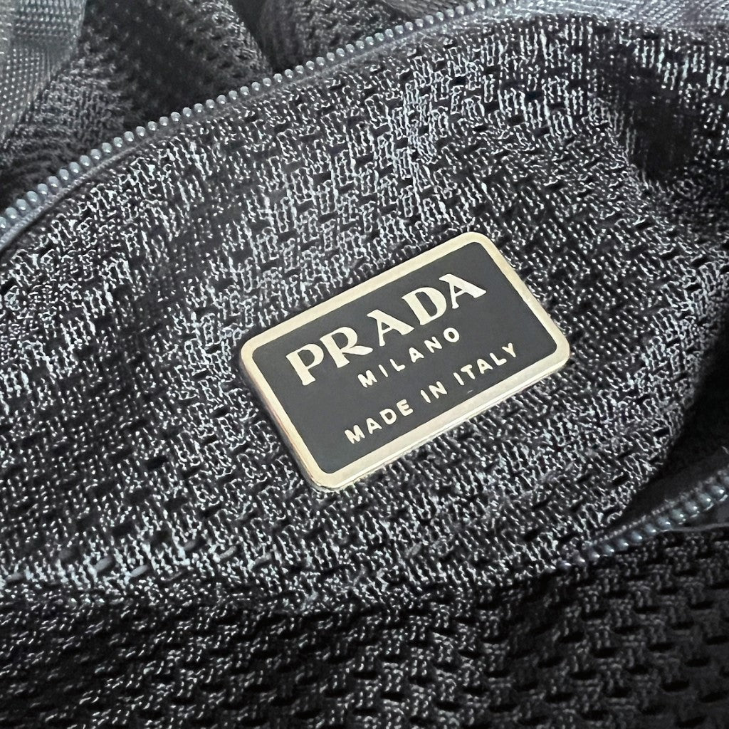 Prada Black Carryall Sports Weekend Travel Bag