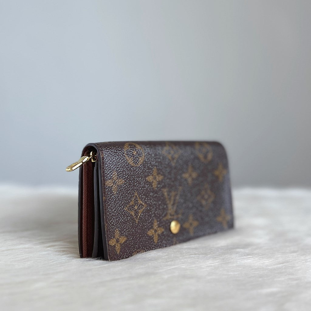 Louis Vuitton Monogram Classic Zip Compartment Wallet