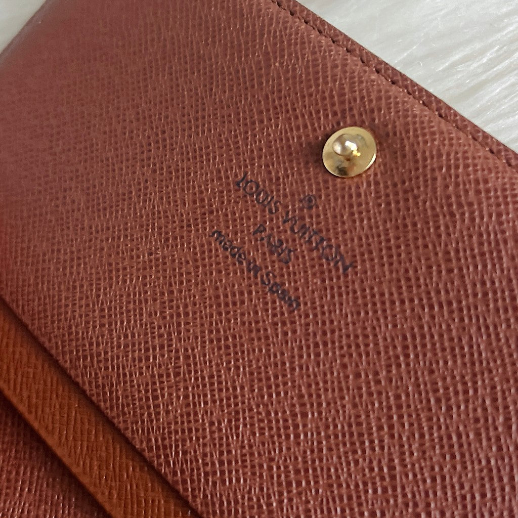 Louis Vuitton Monogram Classic Zip Compartment Wallet