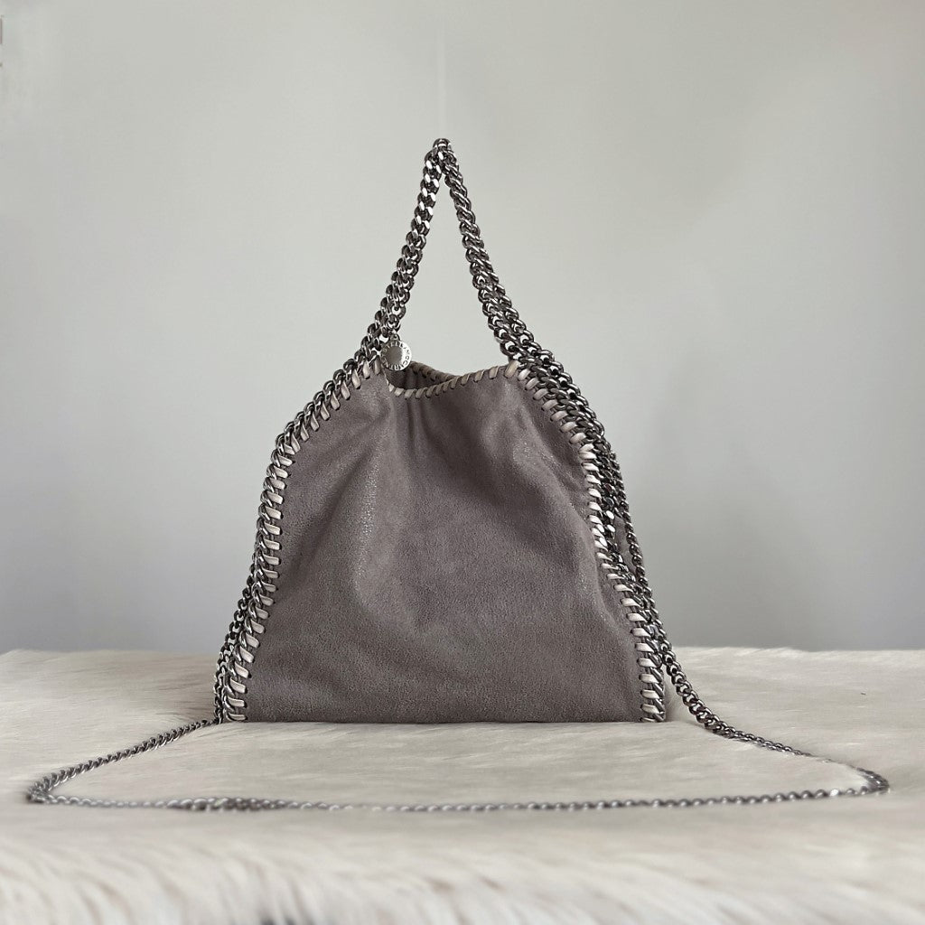 Stella McCartney Grey Signature Mini Falabella Shoulder Bag