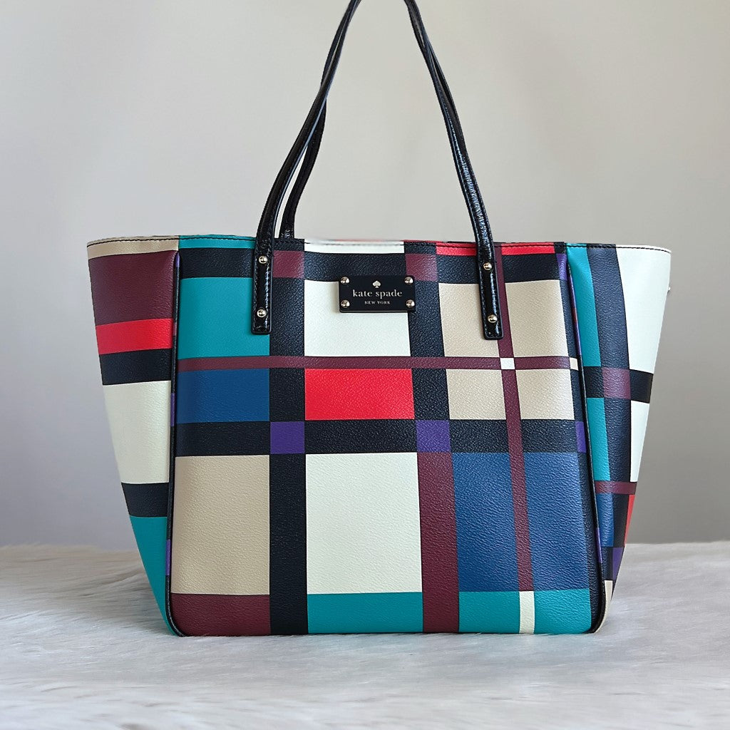 Kate Spade Colour Block Detail Holiday Large Shoulder Bag