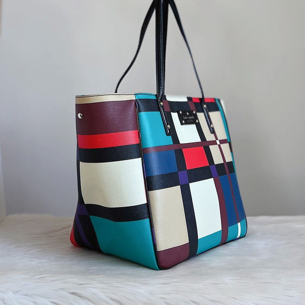 Kate Spade Colour Block Detail Holiday Large Shoulder Bag