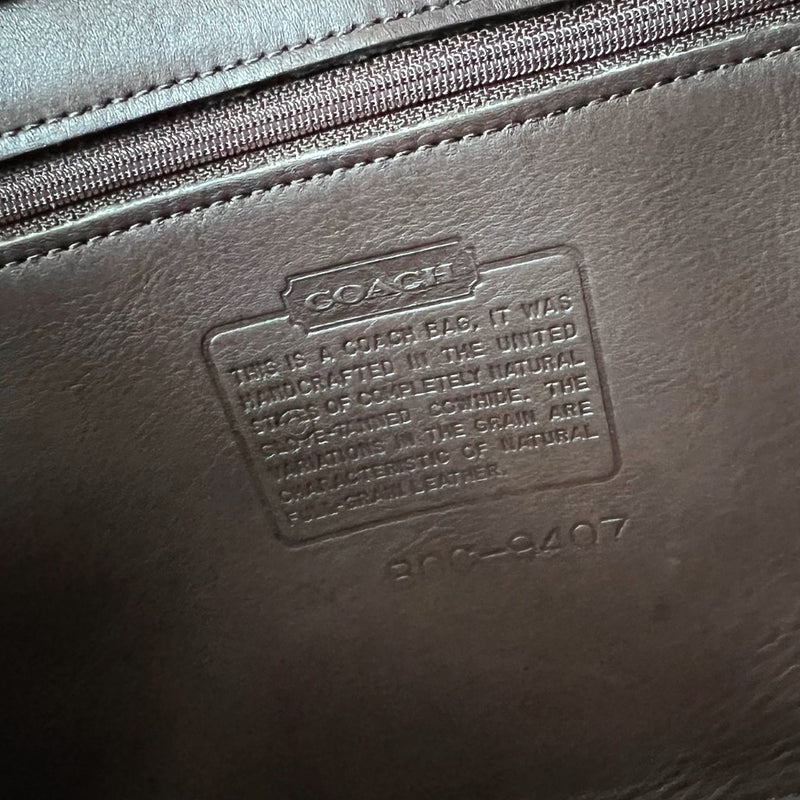 Coach Chocolate Leather Classic Shoulder Bag