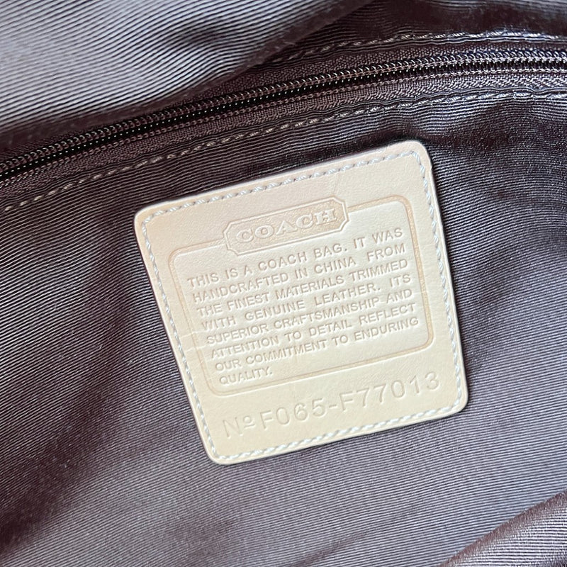 Coach Signature Monogram Carryall Large Travel Bag Like New