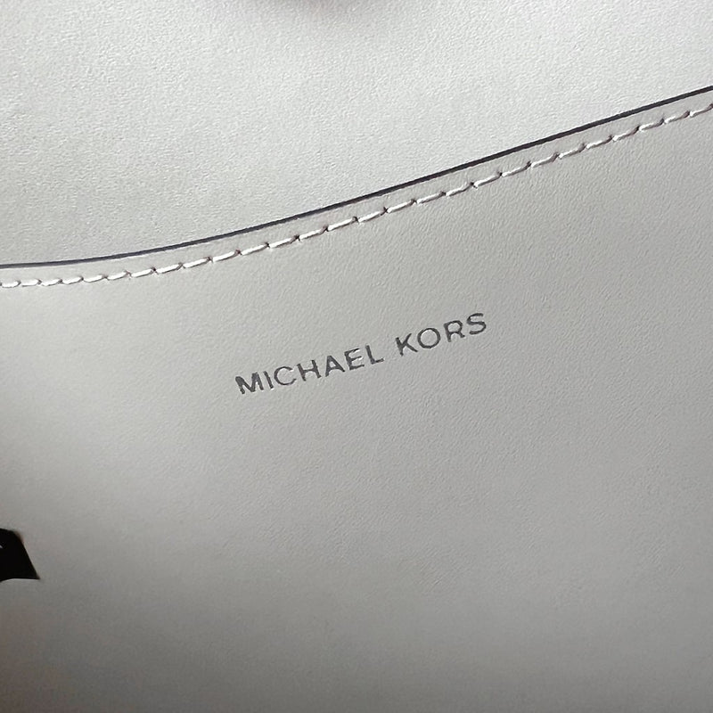 Michael Kors Black Leather MK Tassel Charm Career Shoulder Bag Like New