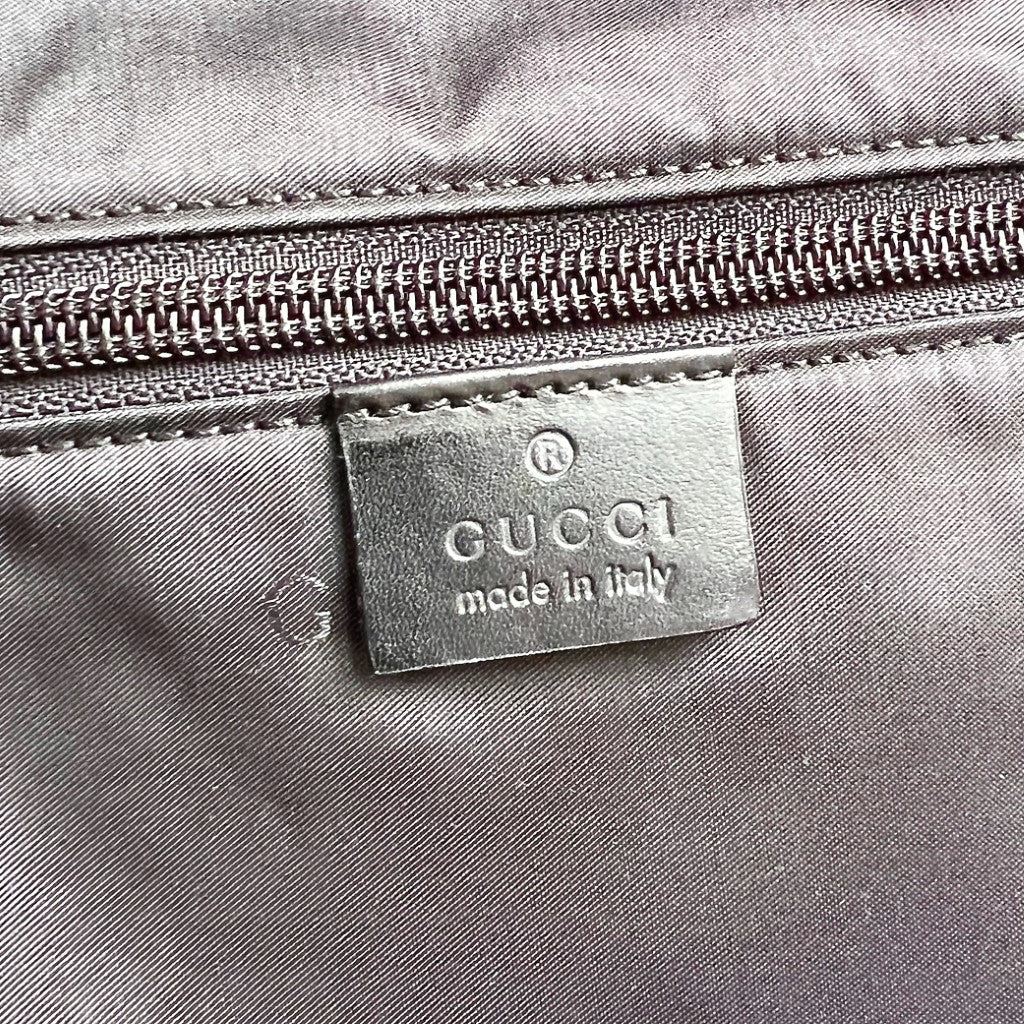 Gucci Black Double Compartment Large Suitcase Travel Bag