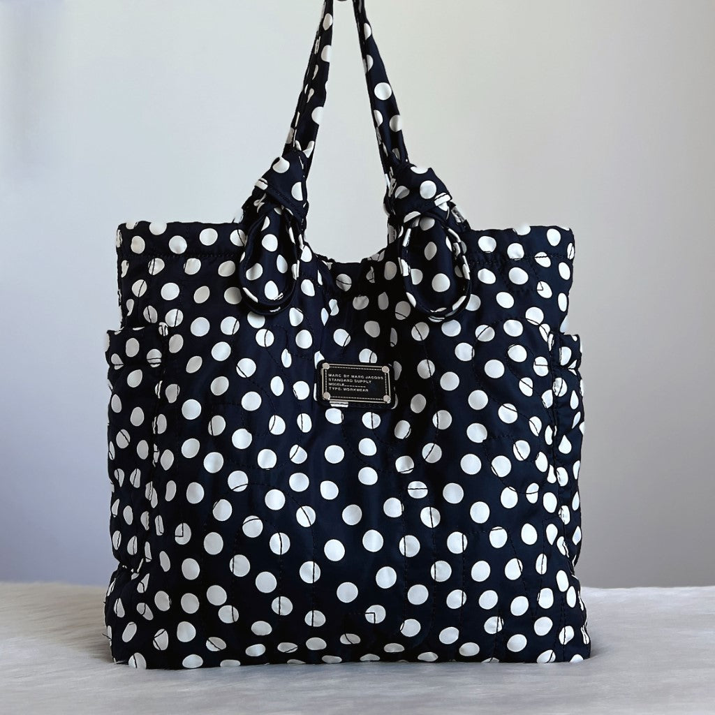 Marc Jacobs Polka Dot Shopper Shoulder Bag Excellent