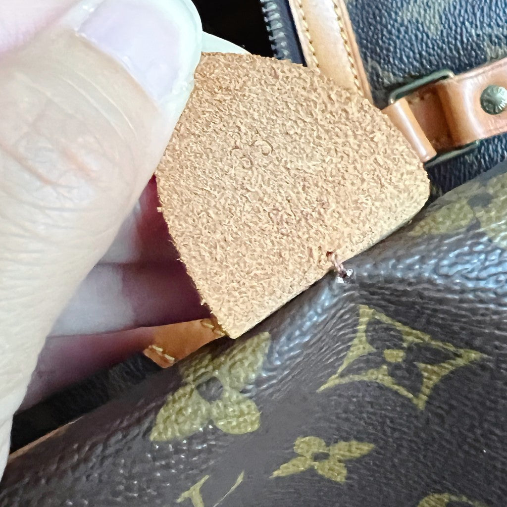 Louis Vuitton Signature Monogram Sac Souple 35 Tote Bag + Lock & Key