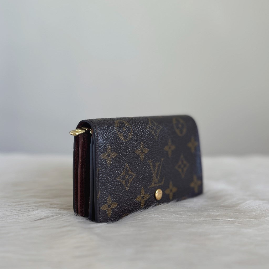 Louis Vuitton Monogram Classic Zip Compartment Wallet