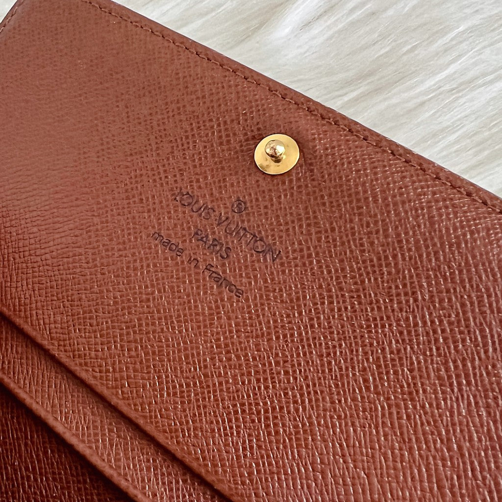 Louis Vuitton Monogram Classic Zip Compartment Wallet