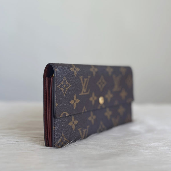 Louis Vuitton Monogram Classic Zip Compartment Long Wallet