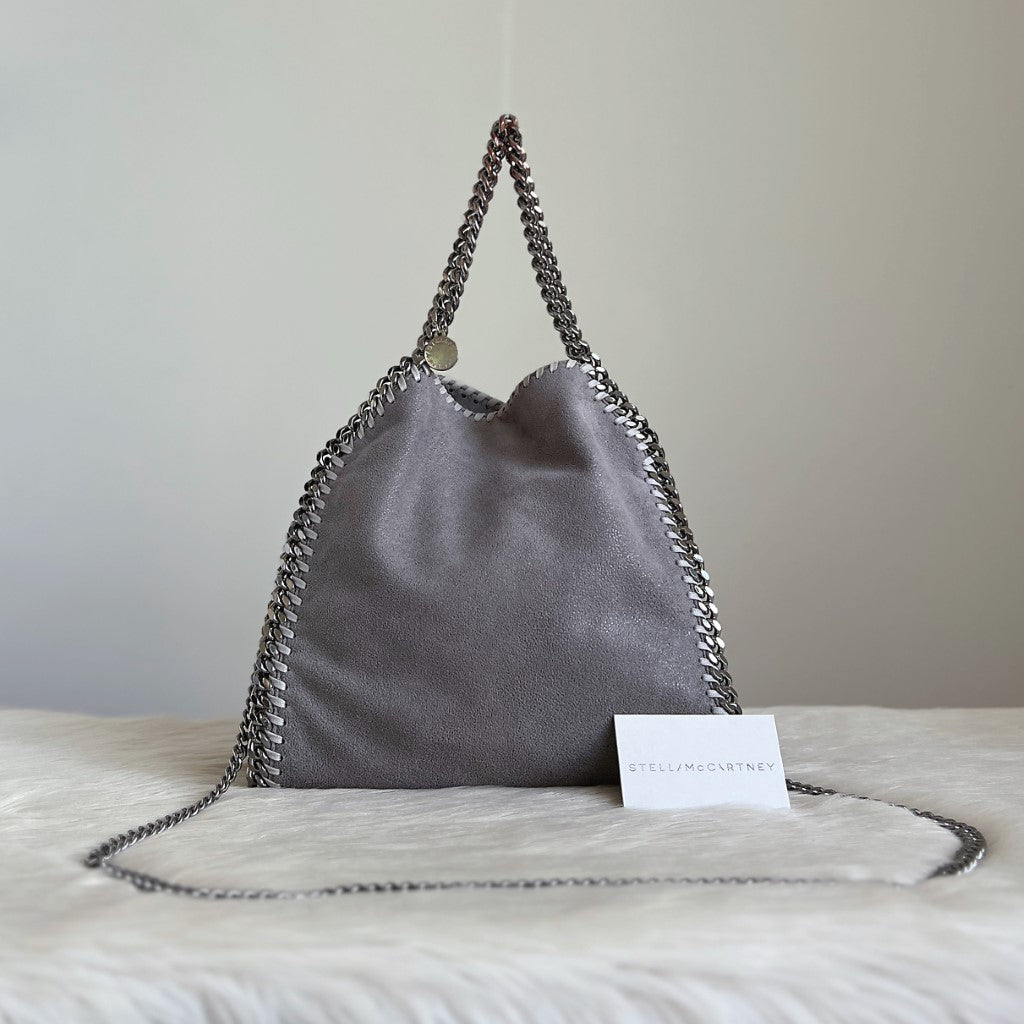 Stella Mccartney Grey Signature Falabella Shoulder Bag