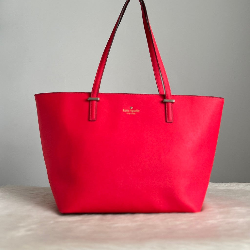 Kate Spade Bright Fuchsia Leather Shopper Shoulder Bag