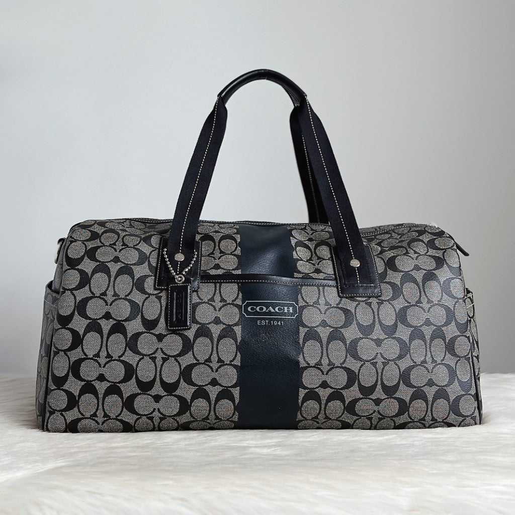 Coach Signature Monogram Carryall Large Travel Bag