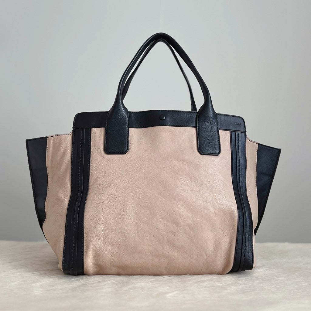 Chloe Two Tone Leather Alison Tote Bag – Luxury Trade