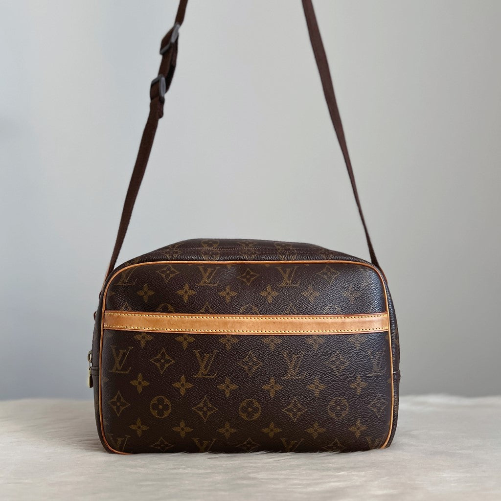 Louis Vuitton Signature Monogram Reporter PM Shoulder Bag