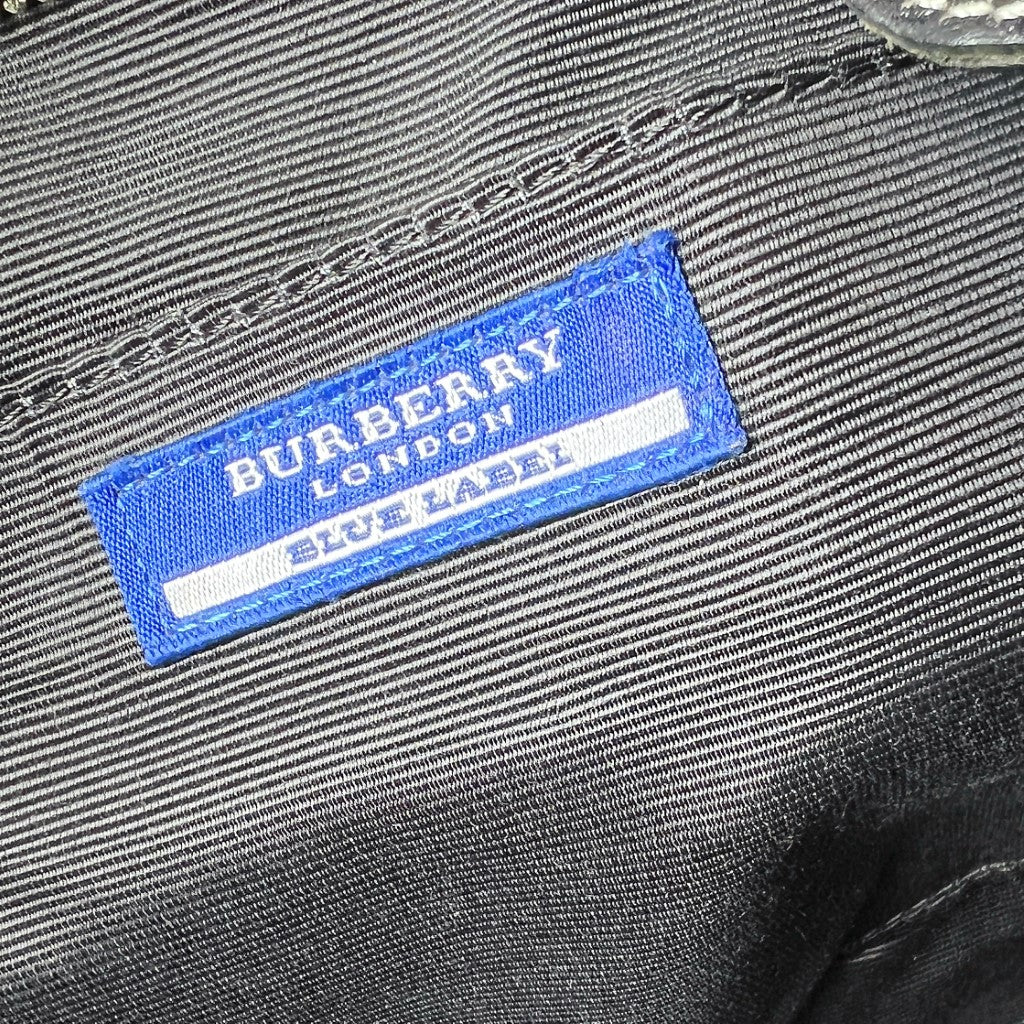 Burberry Signature Check Print Corner Detail Shoulder Bag