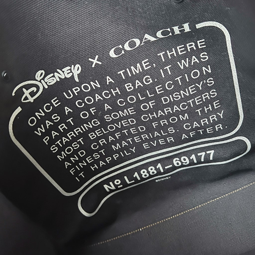 Coach Disney Collaboration Book Tote Shoulder Bag Like New