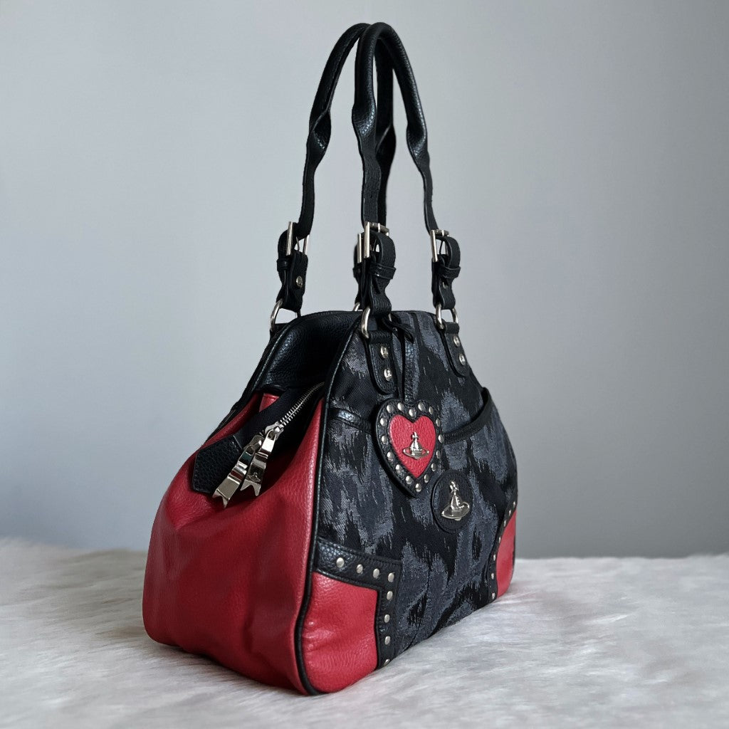 Vivienne Westwood Patchwork Signature Bowling Shoulder Bag