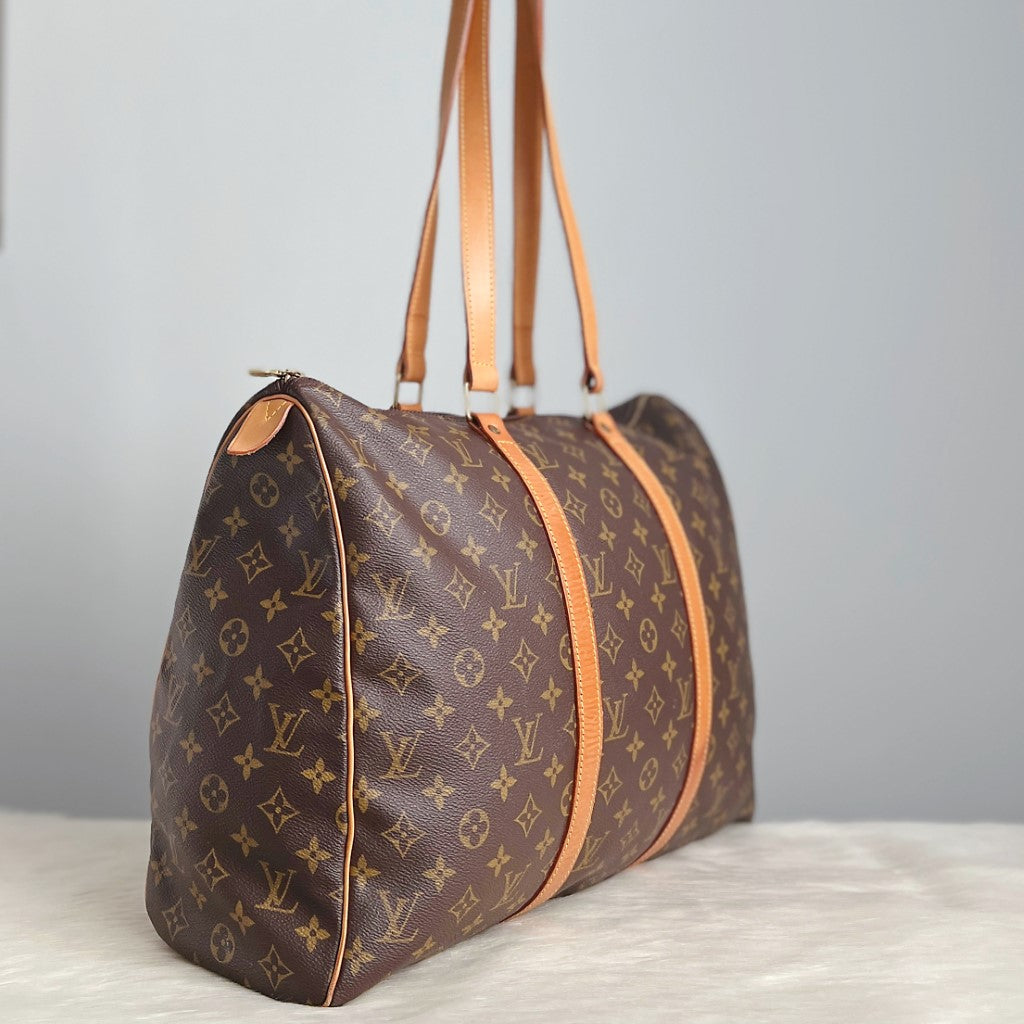 Louis Vuitton Signature Monogram Sac Flanerie 45 Travel Large Shoulder Bag